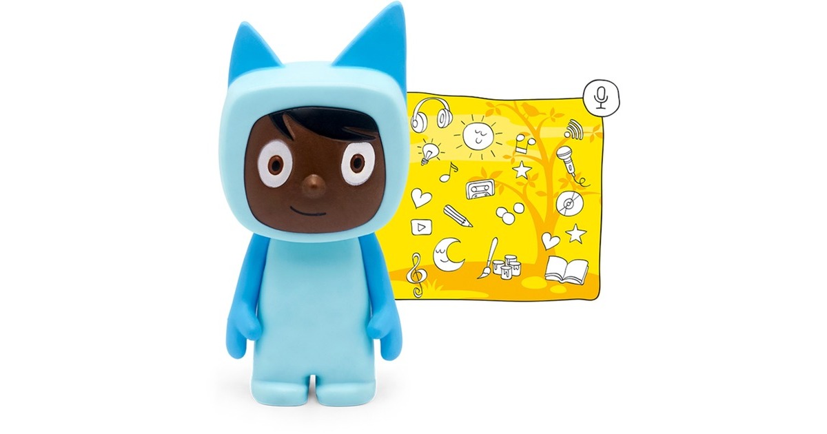 Tonies Kreativ-Tonie, Spielfigur(blau/dunkelbraun)