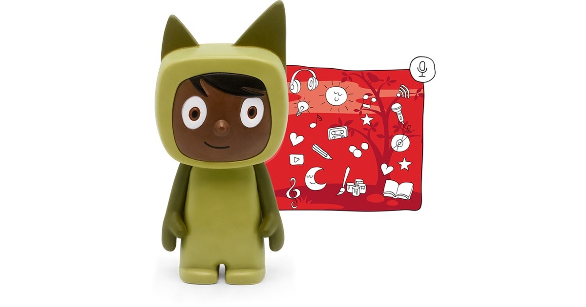 Tonies Kreativ-Tonie, Spielfigur(grün/dunkelbraun)