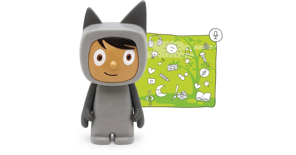 Tonies Kreativ-Tonie, Spielfigur(anthrazit/hellbraun)