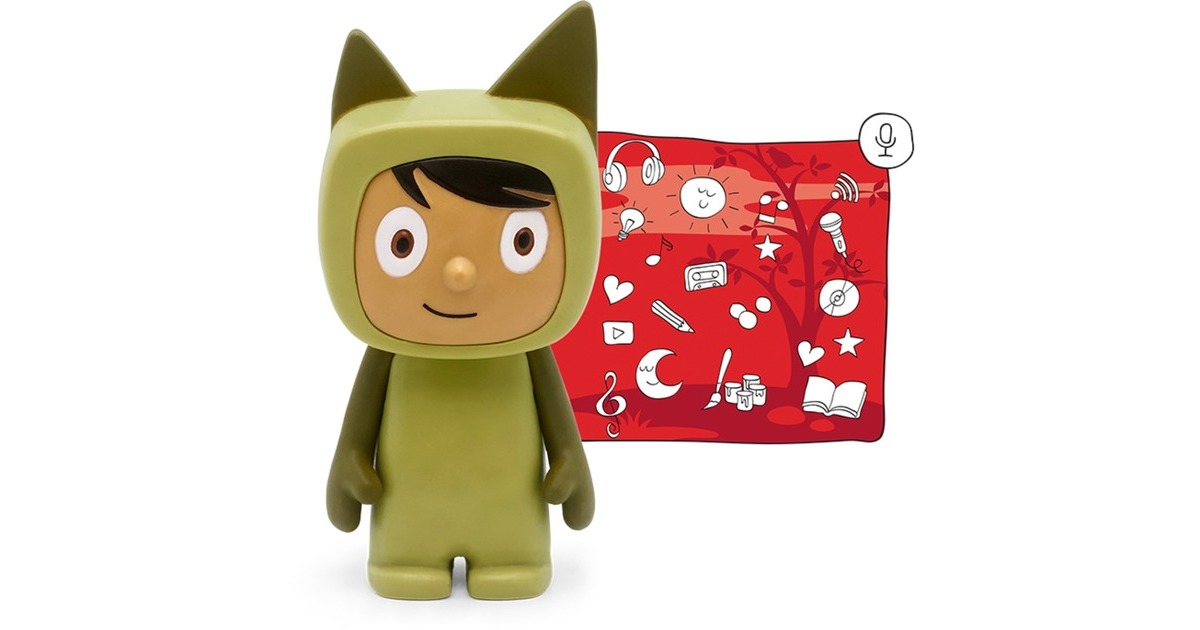 Tonies Kreativ-Tonie, Spielfigur(grün/hellbraun)