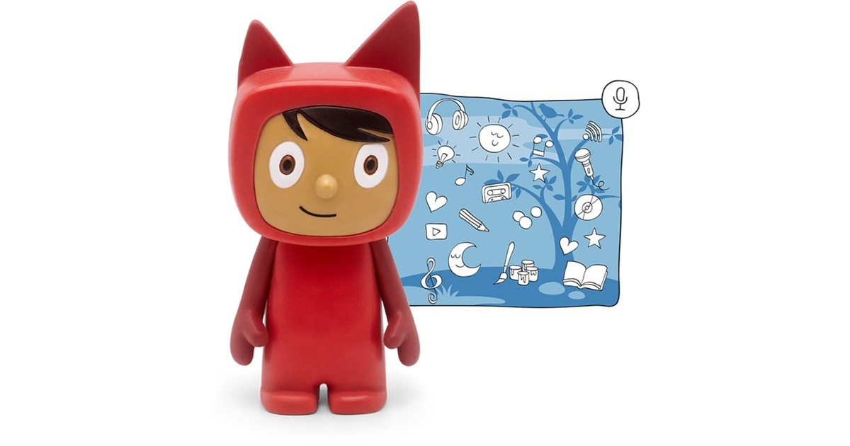 Tonies Kreativ-Tonie, Spielfigur(rot/hellbraun)