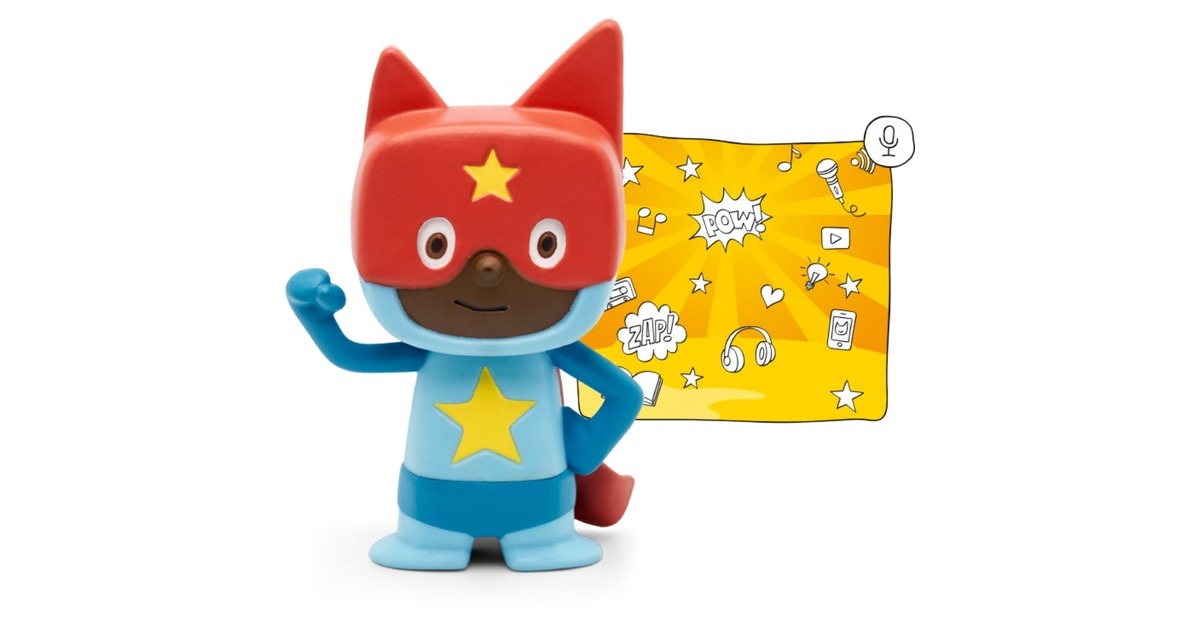 Tonies Kreativ-Tonie - Superheld (Neuauflage 2022), Spielfigur(rot/blau)