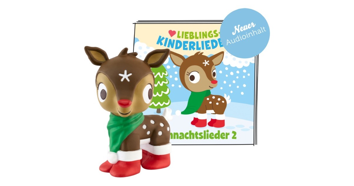 Tonies Lieblings-Kinderlieder - Weihnachtslieder 2 (Neuauflage 2022), Spielfigur(Musik)