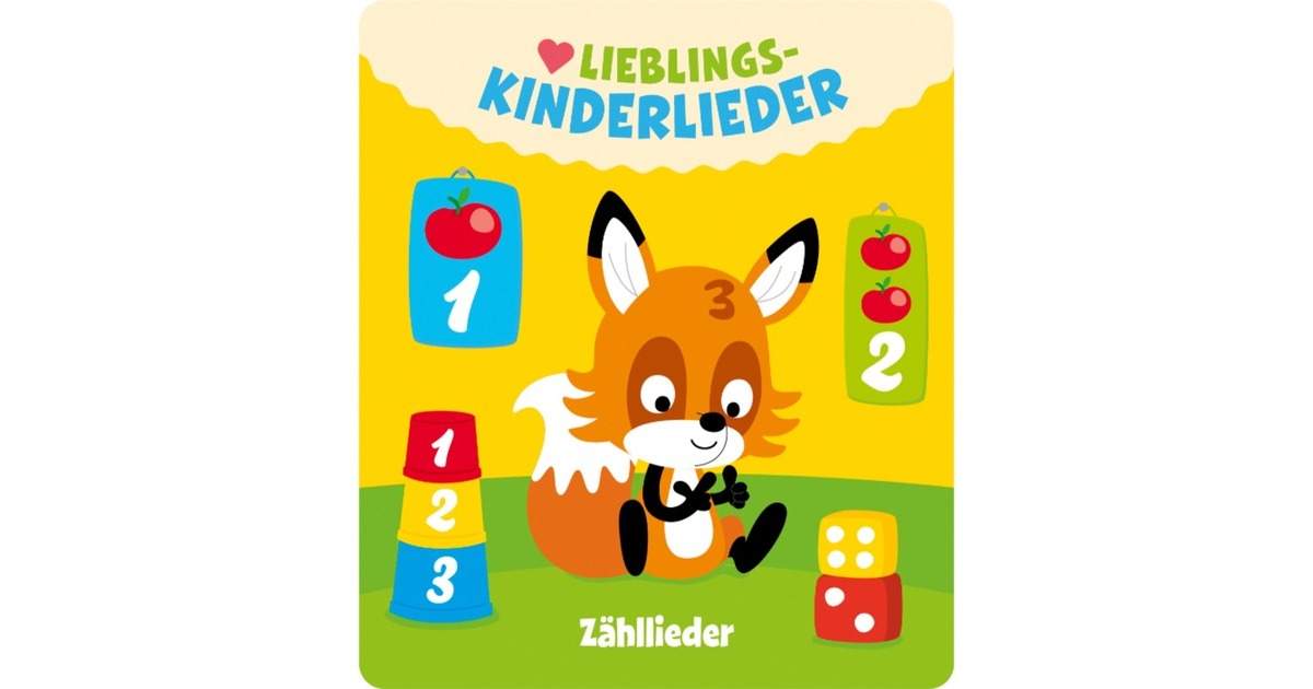 Tonies Lieblings-Kinderlieder - Zähllieder (Neuauflage 2023), Spielfigur(Musik)