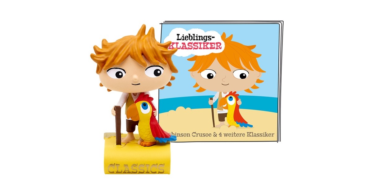Tonies Lieblings-Klassiker - Robinson Crusoe und vier weitere Klassiker, Spielfigur(Hörspiel)