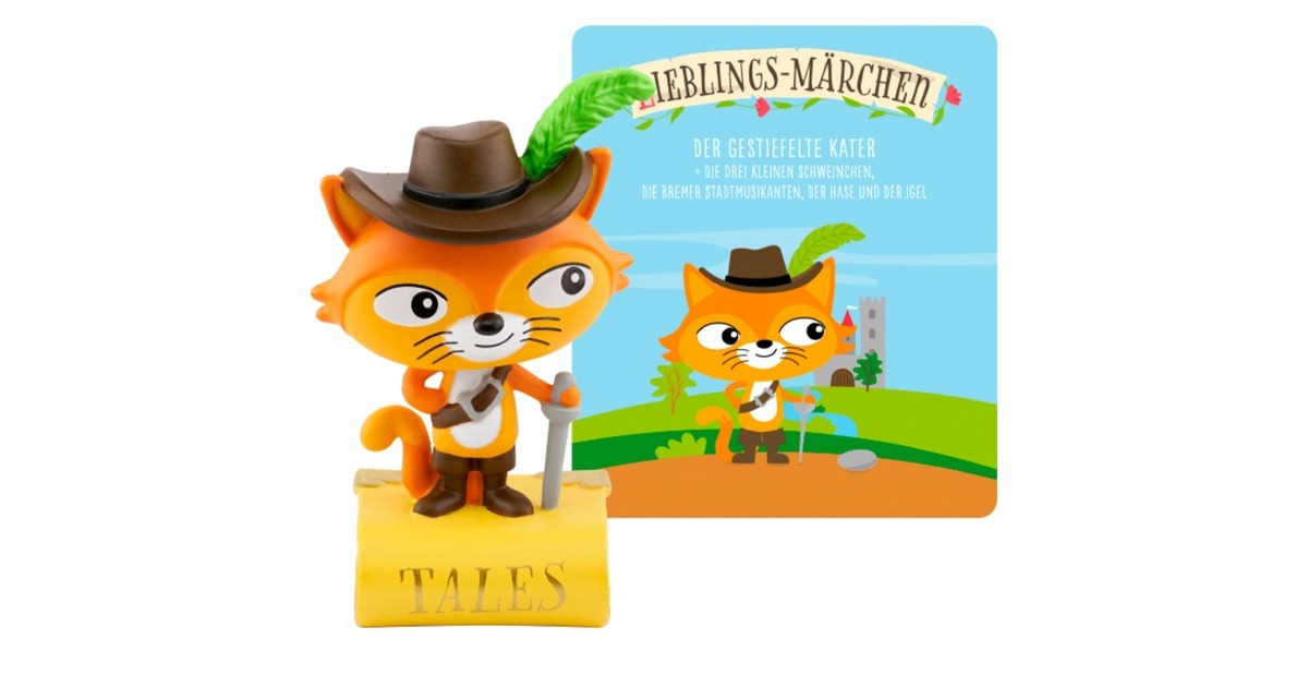 Tonies Lieblings-Märchen - Der gestiefelte Kater (Relaunch), Spielfigur(Hörbuch)