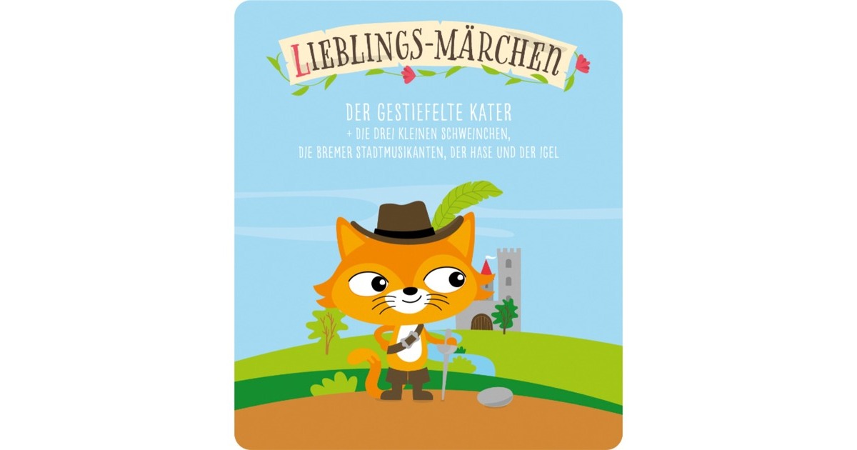 Tonies Lieblings-Märchen - Der gestiefelte Kater (Relaunch), Spielfigur(Hörbuch)