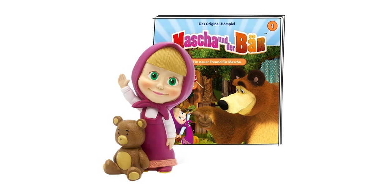 Tonies Mascha und der Bär - Ein neuer Freund für Mascha, Spielfigur(Hörspiel)