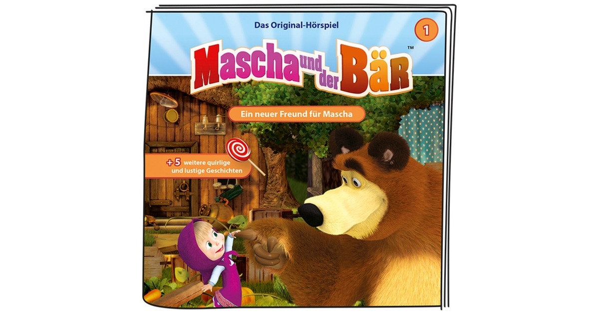 Tonies Mascha und der Bär - Ein neuer Freund für Mascha, Spielfigur(Hörspiel)