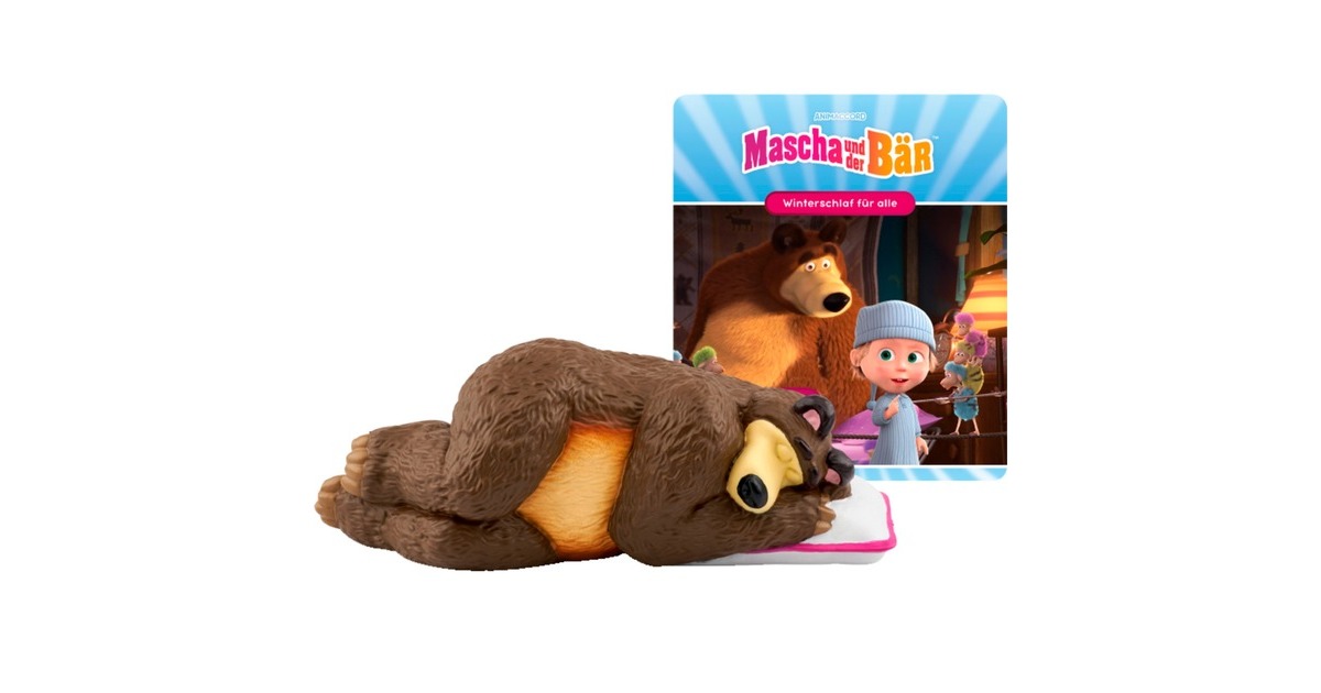 Tonies Mascha und der Bär - Winterschlaf für alle + 5 weitere quirlige und lustige Geschichten, Spielfigur(Hörspiel)