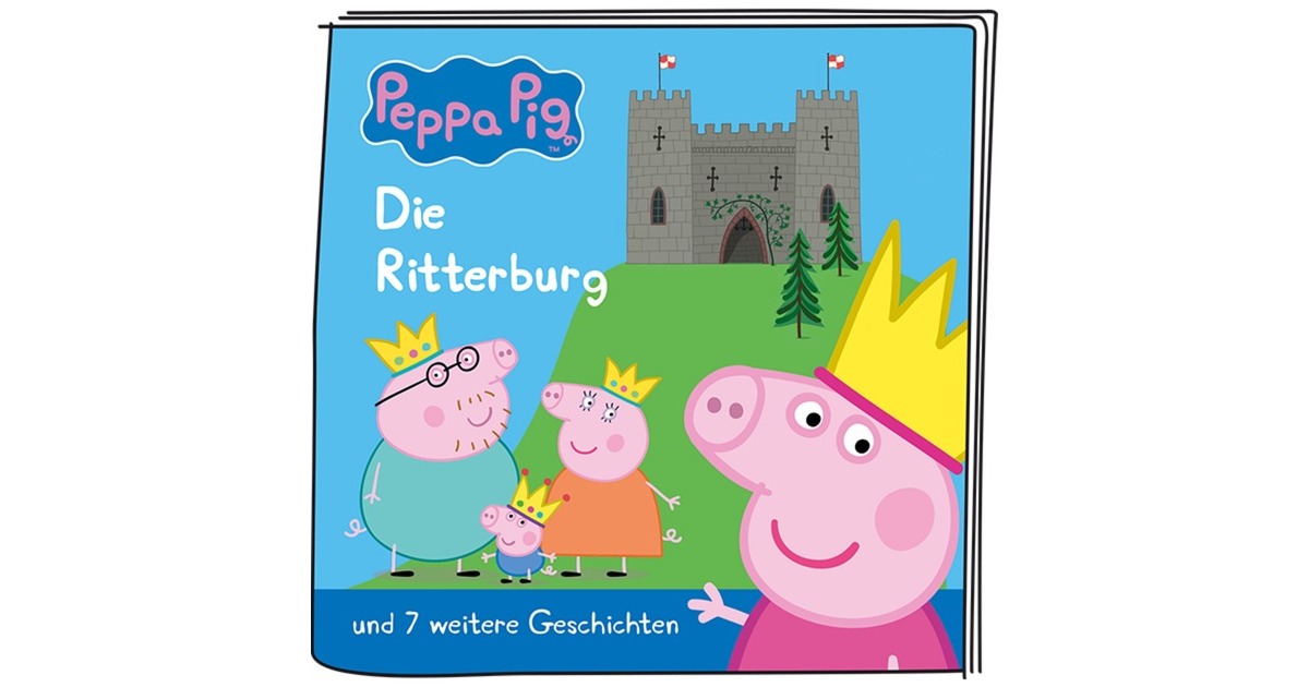 Tonies Peppa Wutz - Die Ritterburg und 7 weitere Geschichten, Spielfigur(Hörspiel)