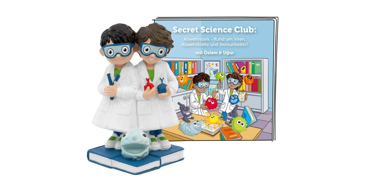 Tonies Secret Science Club: Abwehrstark, Spielfigur(Rund um Viren, Abwehrkräfte und Immunhelfer)