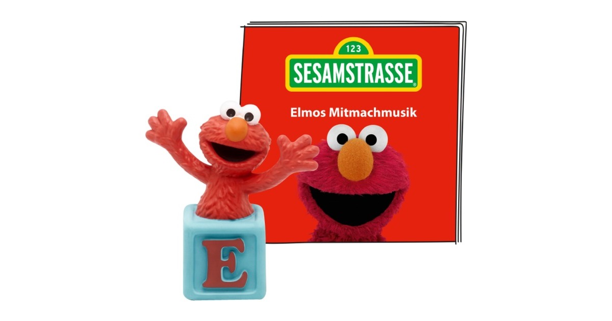 Tonies Sesamstraße - Elmos Mitmachmusik, Spielfigur(Hörspiel mit Liedern)