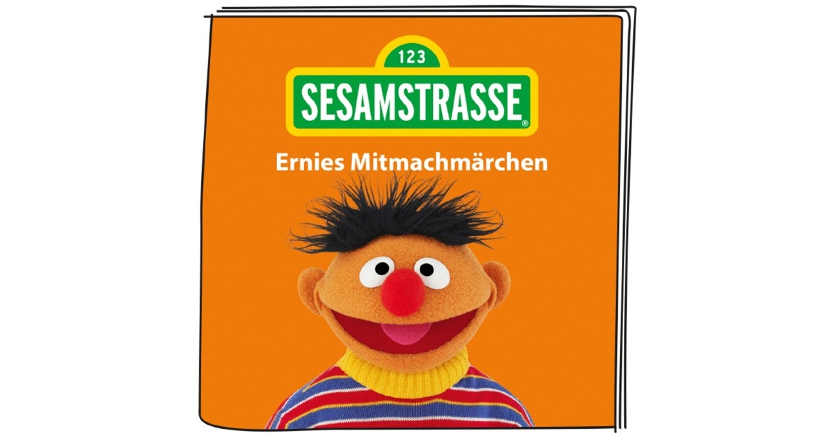 Tonies Sesamstraße - Ernies Mitmachmärchen, Spielfigur(Hörspiel mit Liedern)