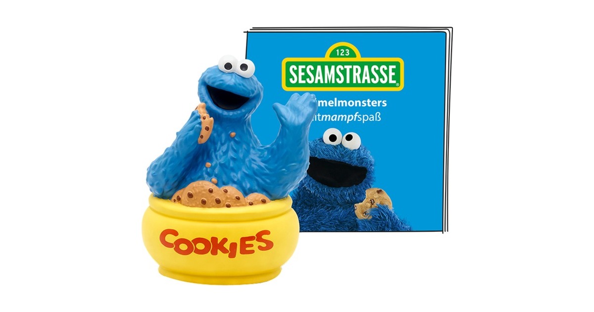 Tonies Sesamstraße - Krümelmonsters Mitmampfspaß, Spielfigur(Hörspiel mit Liedern)