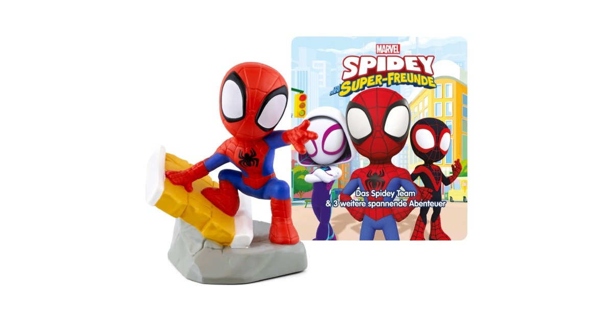 Tonies Spidey und seine Superfreunde - Das Spidey Team & 3 weitere spannende Abenteuer, Spielfigur(Hörspiel)