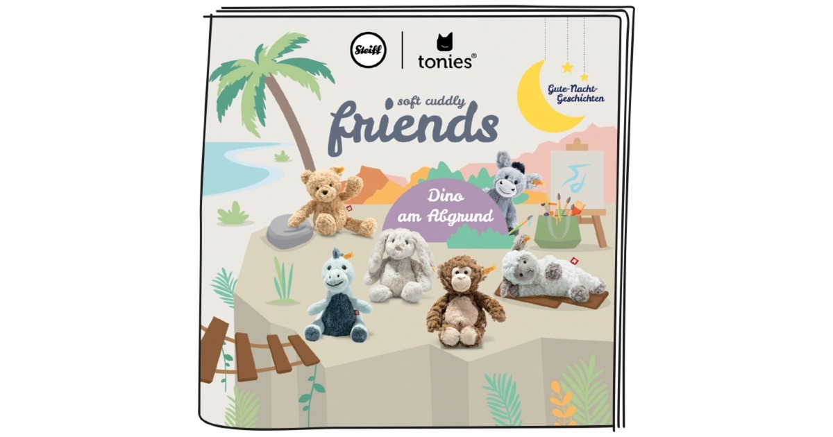 Tonies Steiff Soft Cuddly Friends mit Hörspiel - Bodo Schimpanse, Kuscheltier(Hörspiel)