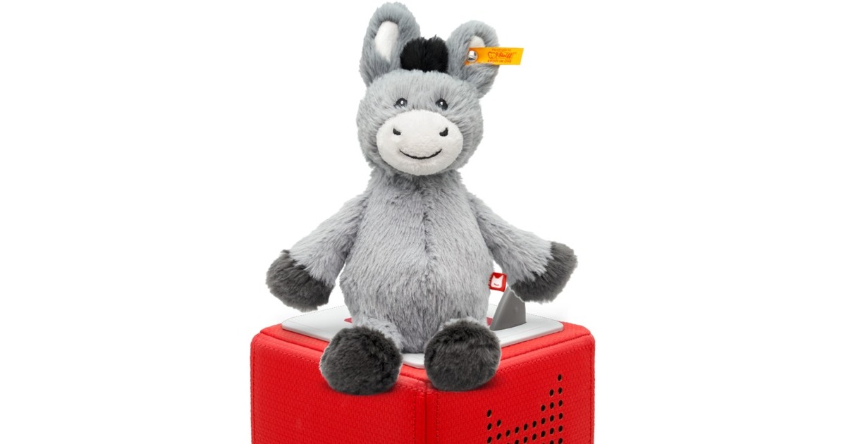 Tonies Steiff Soft Cuddly Friends mit Hörspiel - Dinkie Esel, Kuscheltier(Hörspiel)