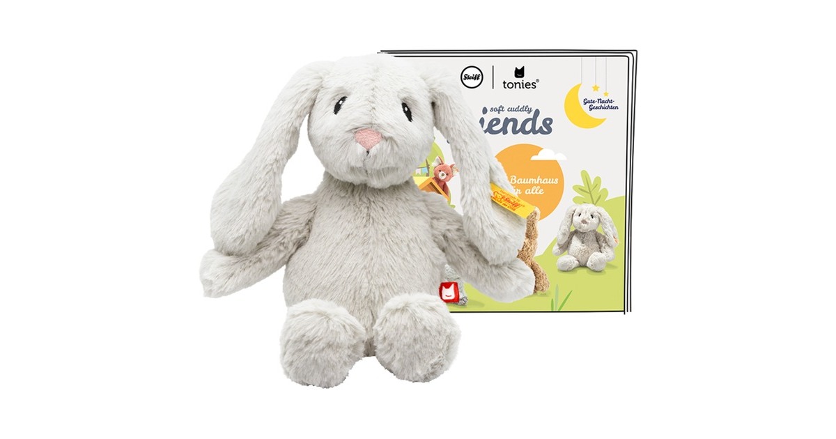 Tonies Steiff Soft Cuddly Friends mit Hörspiel - Hoppie Hase, Kuscheltier(Hörspiel)