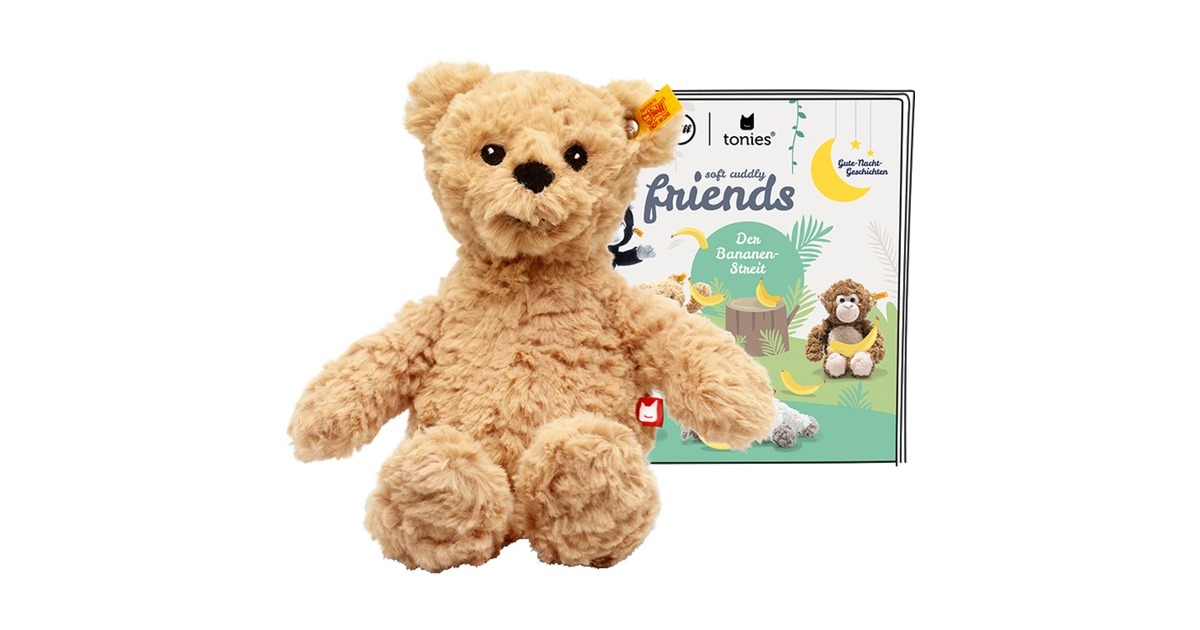 Tonies Steiff Soft Cuddly Friends mit Hörspiel - Jimmy Bär, Kuscheltier(Hörspiel)