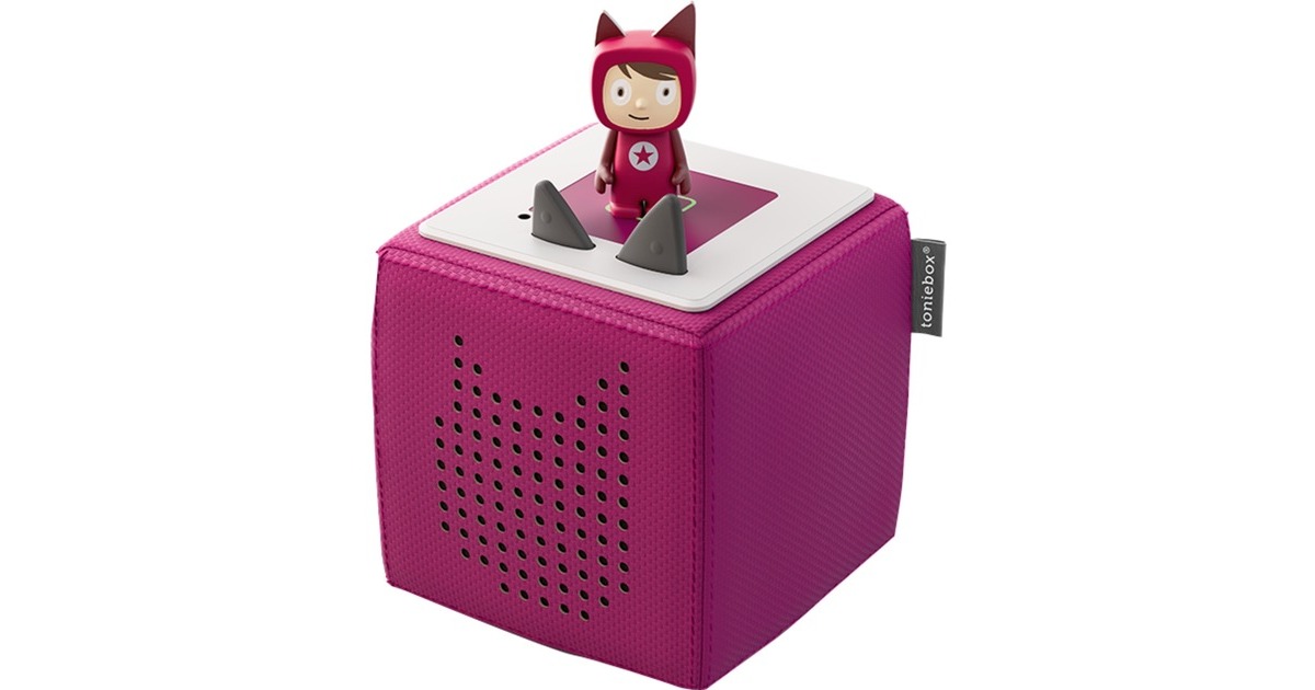 Tonies Toniebox Starterset Beere (Kreativ-Tonie), Lautsprecher(beere)