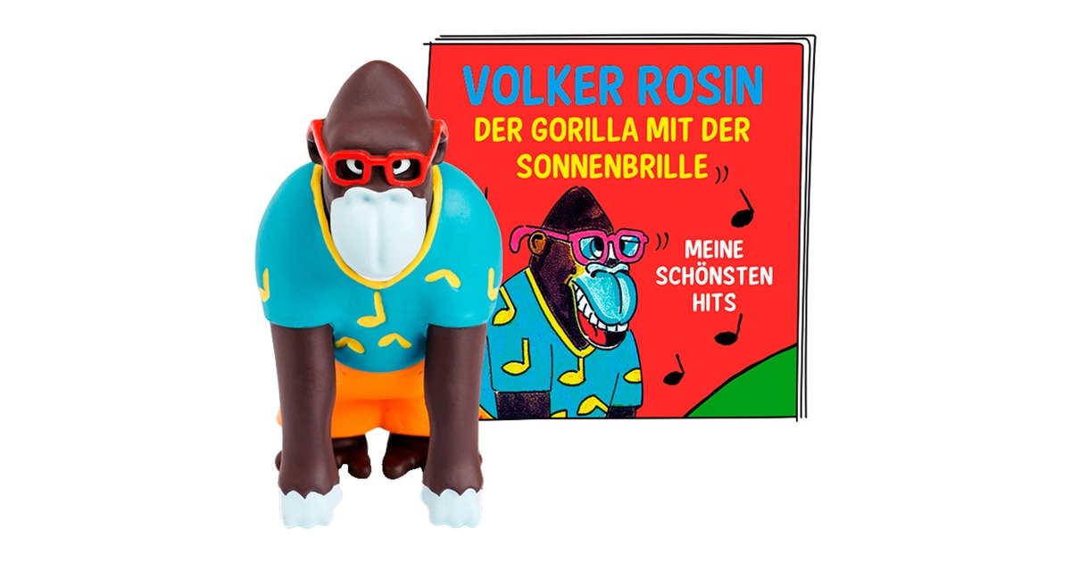 Tonies Volker Rosin: Der Gorilla mit der Sonnenbrille, Spielfigur(Kinderlieder)