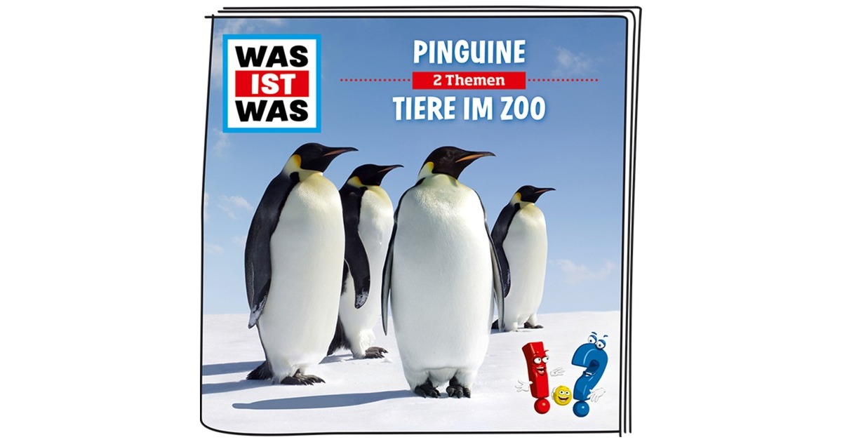 Tonies Was ist Was - Pinguine / Tiere im Zoo, Spielfigur(Hörspiel)