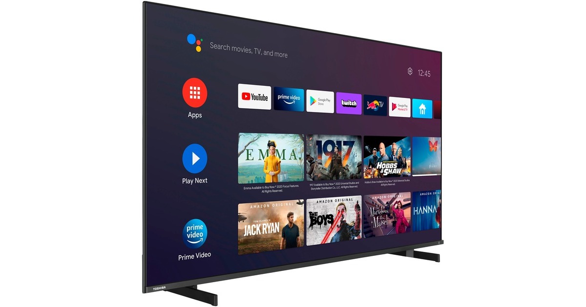 Toshiba 43UA5D63DGY, LED-Fernseher(108 cm (43 Zoll), schwarz, UltraHD/4K, Dolby Vision, AndroidTV) Toshiba 43UA5D63DGY, LED-Fernseher(108 cm (43 Zoll), schwarz, UltraHD/4K, Dolby Vision, AndroidTV)