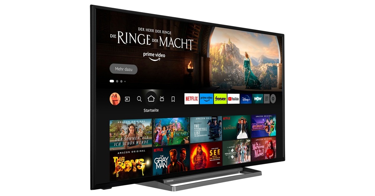 Toshiba 50UF3D63DA, LED-Fernseher(126 cm (50 Zoll), schwarz, UltraHD/4K, SmartTV, HDR) Toshiba 50UF3D63DA, LED-Fernseher(126 cm (50 Zoll), schwarz, UltraHD/4K, SmartTV, HDR)