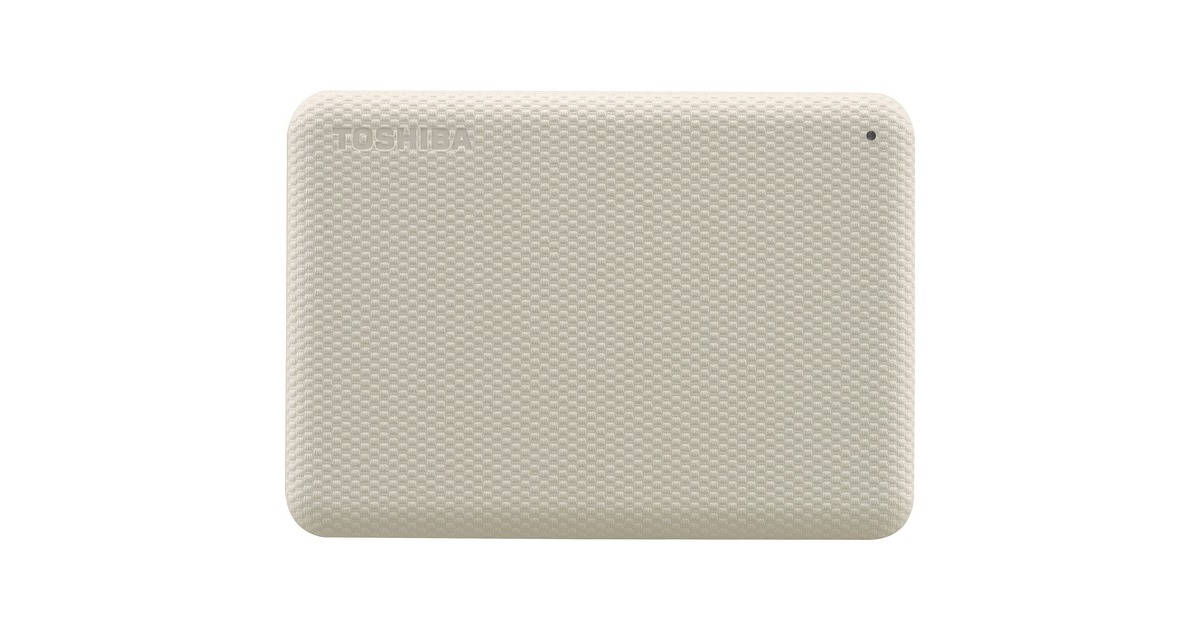 Toshiba Canvio Advance 1 TB, Externe Festplatte(beige, Micro-USB-B 3.2 Gen 1 (5 Gbit/s))