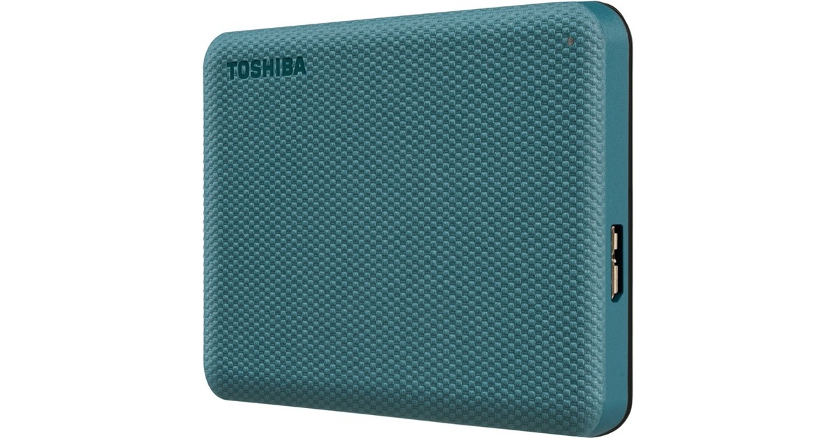Toshiba Canvio Advance 1 TB, Externe Festplatte(grün, Micro-USB-B 3.2 Gen 1 (5 Gbit/s))