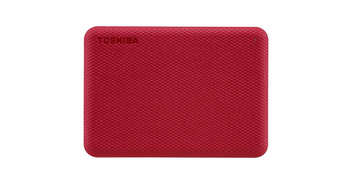Toshiba Canvio Advance 2 TB, Externe Festplatte(rot, Micro-USB-B 3.2 Gen 1 (5 Gbit/s))