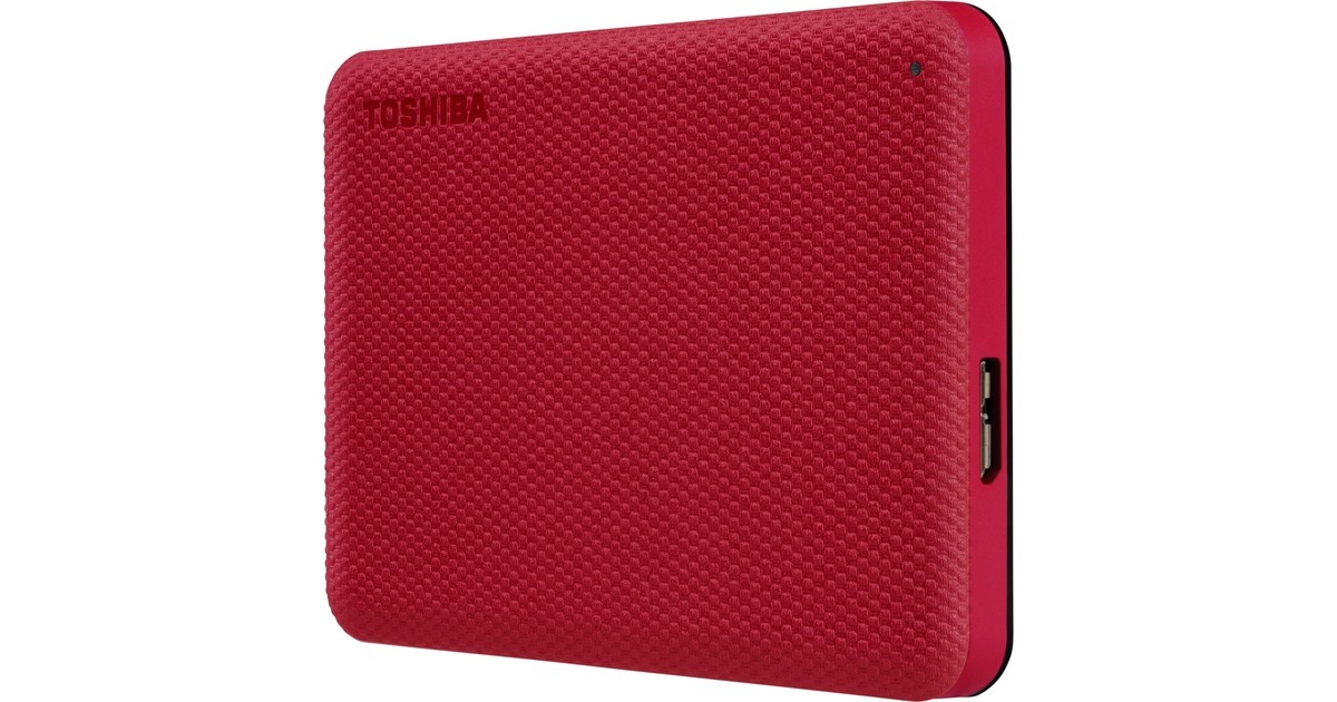 Toshiba Canvio Advance 4 TB, Externe Festplatte(rot, Micro-USB-B 3.2 Gen 1 (5 Gbit/s))
