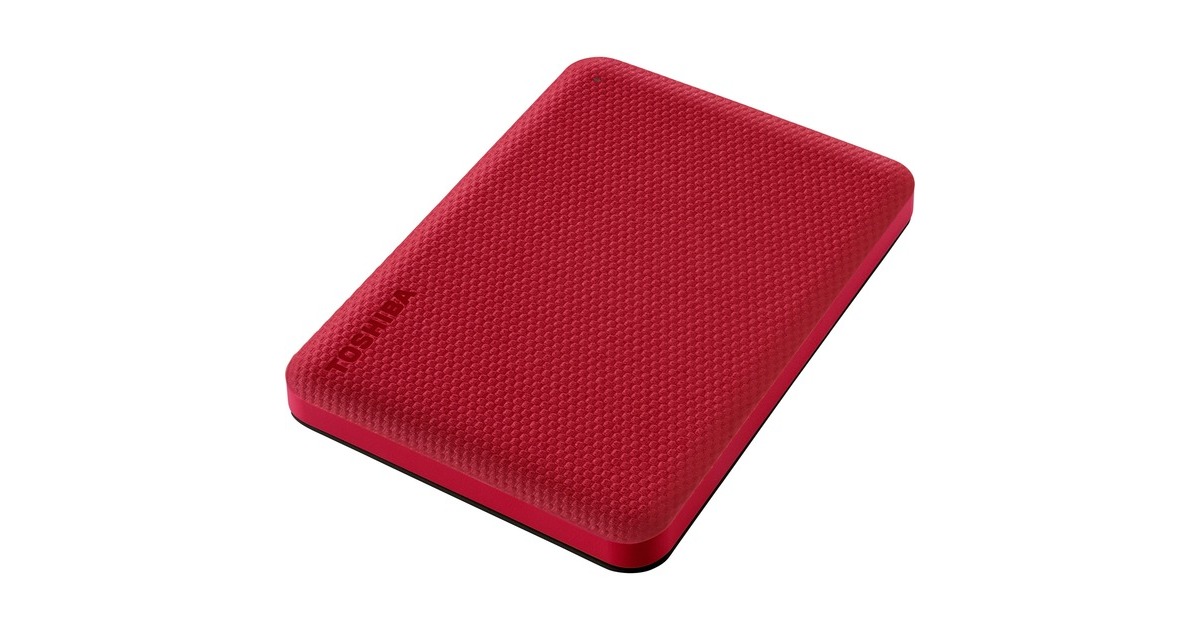 Toshiba Canvio Advance 4 TB, Externe Festplatte(rot, Micro-USB-B 3.2 Gen 1 (5 Gbit/s))