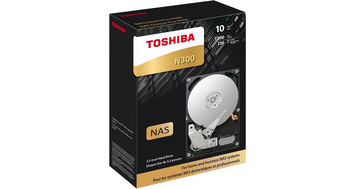 Toshiba N300 10 TB, Festplatte(SATA 6 Gb/s, 3,5", Retail)