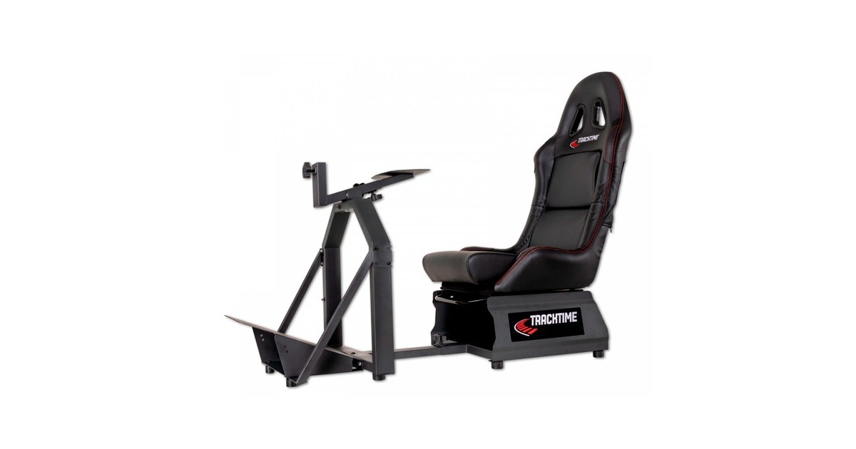 TrackTime Game Seat TT3055, Sim Rig(schwarz)