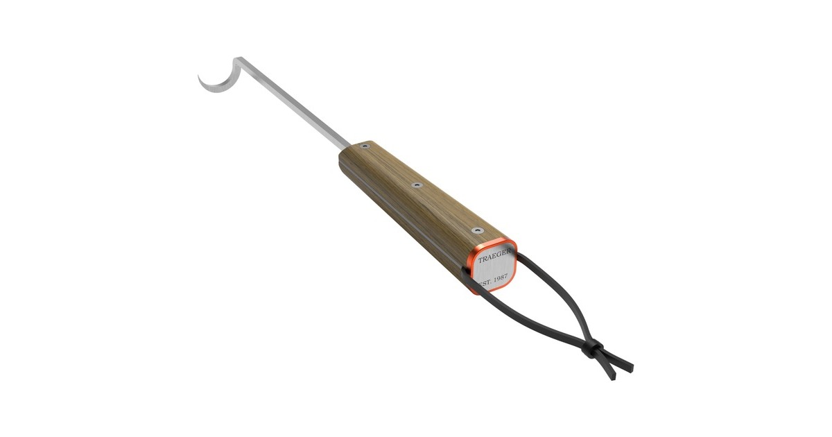 Traeger BBQ Wendehaken "Schweineschwanz", Grillbesteck(edelstahl/holz)