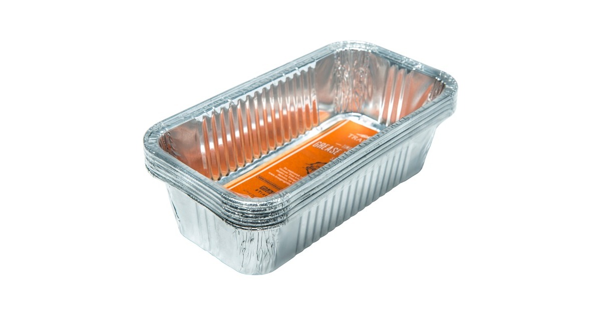 Traeger Fettauffangschale für Timberline, Tropfschale(silber, 5 Stück)