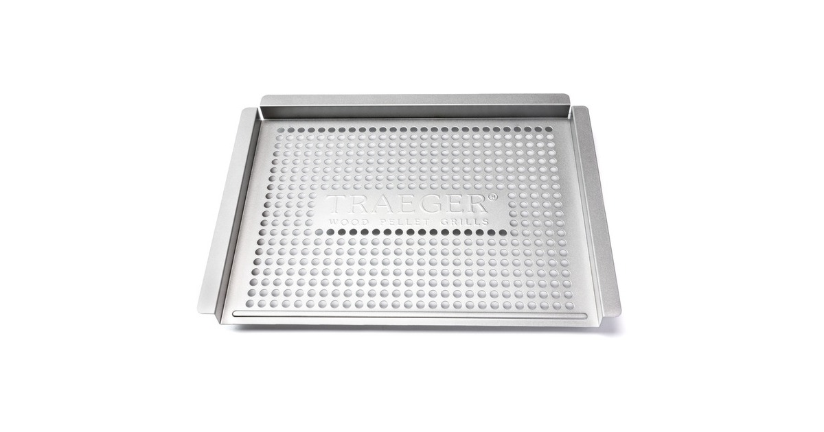 Traeger Grillkorb aus Edelstahl(silber)