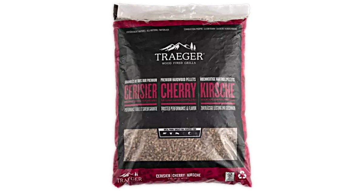 Traeger Hartholz Pellets KIRSCHE, 9kg, Brennstoff