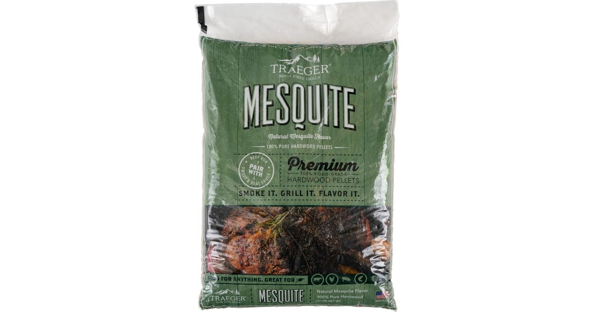 Traeger Hartholz Pellets MESQUITE, 9kg, Brennstoff