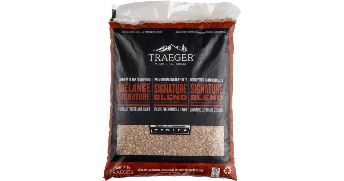 Traeger Hartholz Pellets SIGNATURE BLEND, 9kg, Brennstoff