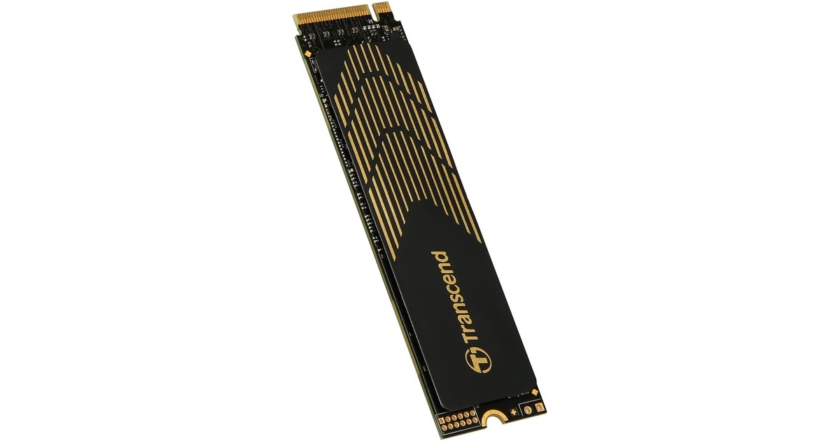 Transcend 240S 1 TB, SSD(schwarz/gold, PCIe 4.0 x4, NVMe, M.2 2280)
