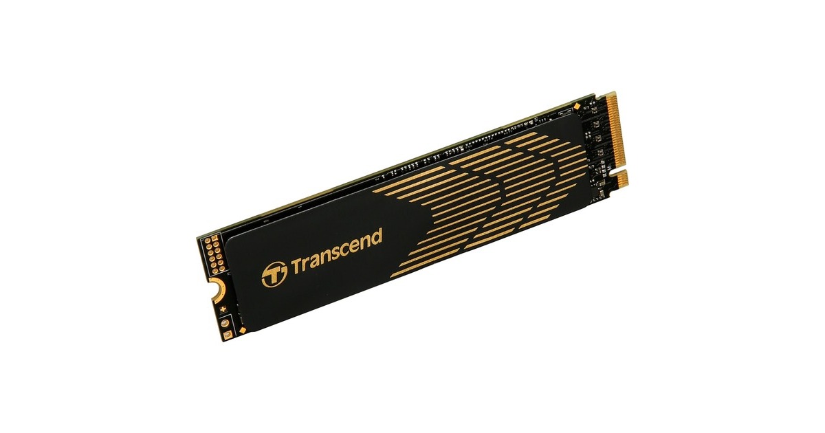 Transcend 240S 500 GB, SSD(schwarz/gold, PCIe 4.0 x4, NVMe, M.2 2280)