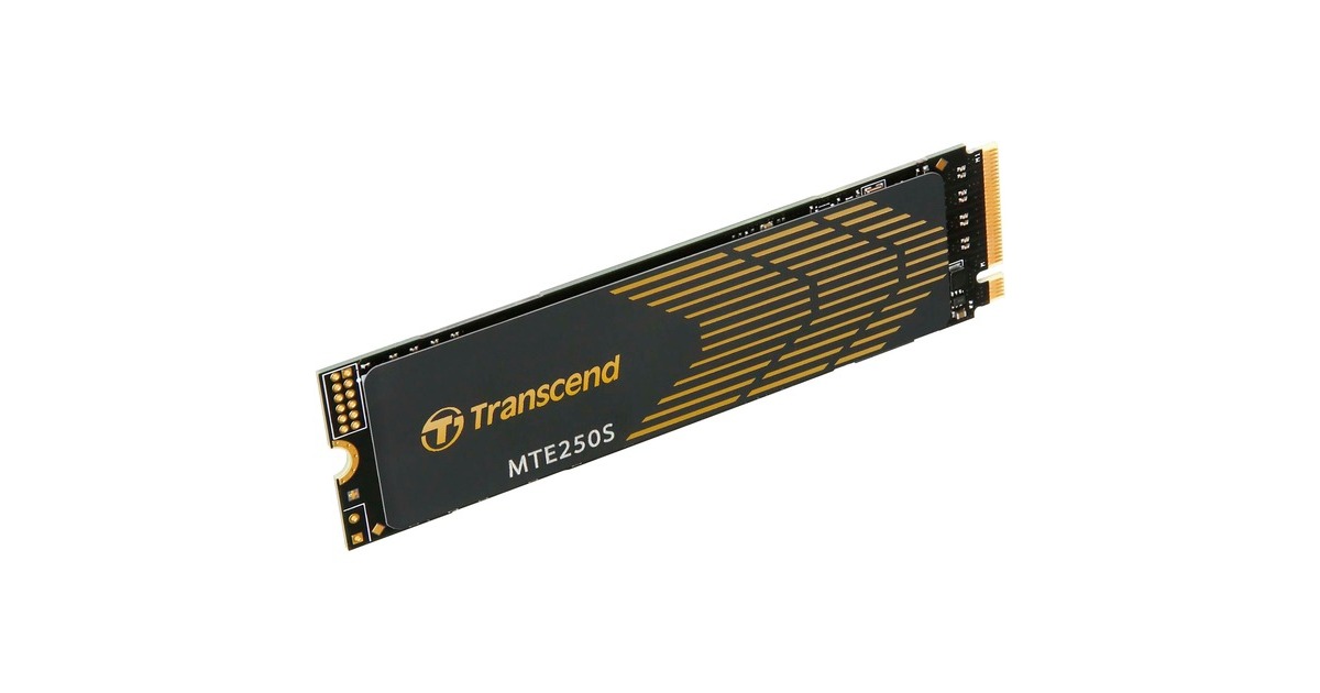 Transcend 250S 2 TB, SSD(schwarz/gold, PCIe 4.0 x4, NVMe, M.2 2280)