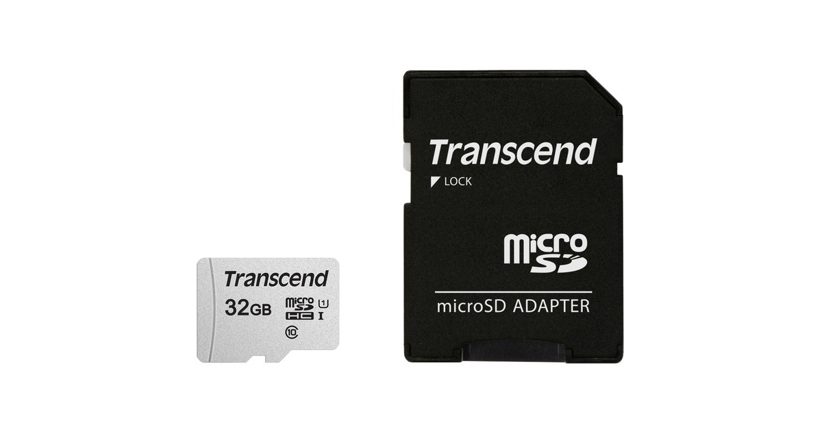 Transcend 300S 128 GB microSDXC, Speicherkarte(silber, UHS-I U3, Class 10, V30, A1)