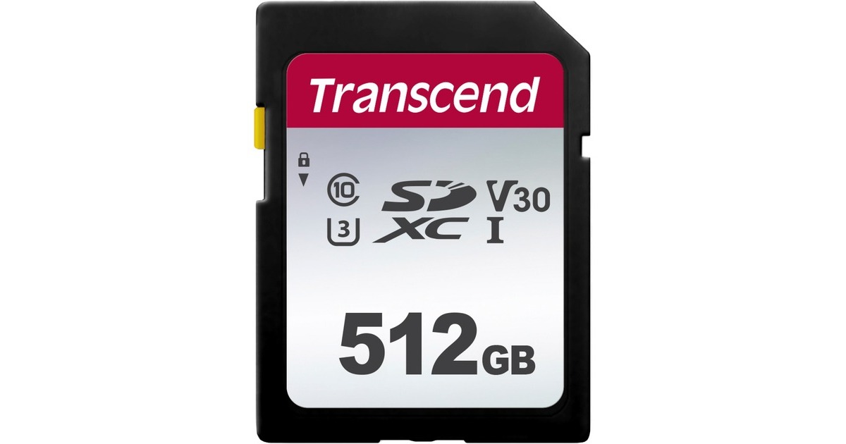 Transcend 300S 512 GB, Speicherkarte(UHS-I U3, Class 10, V30)