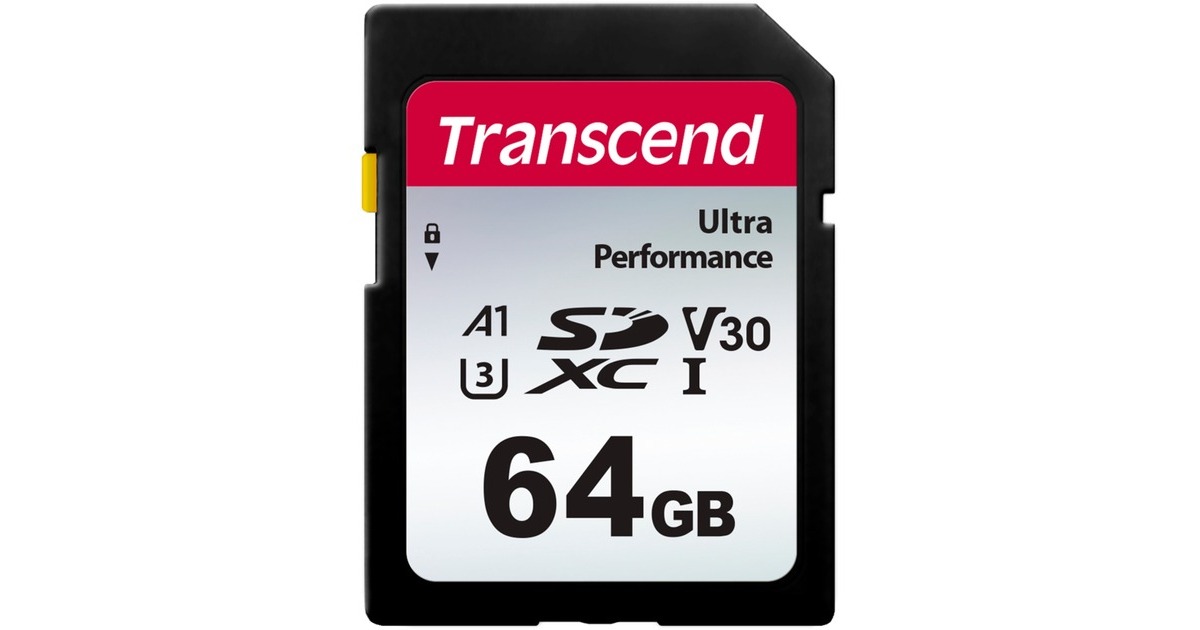 Transcend 340S 64 GB SDXC, Speicherkarte(UHS-I U3, Class 10, V30, A2)