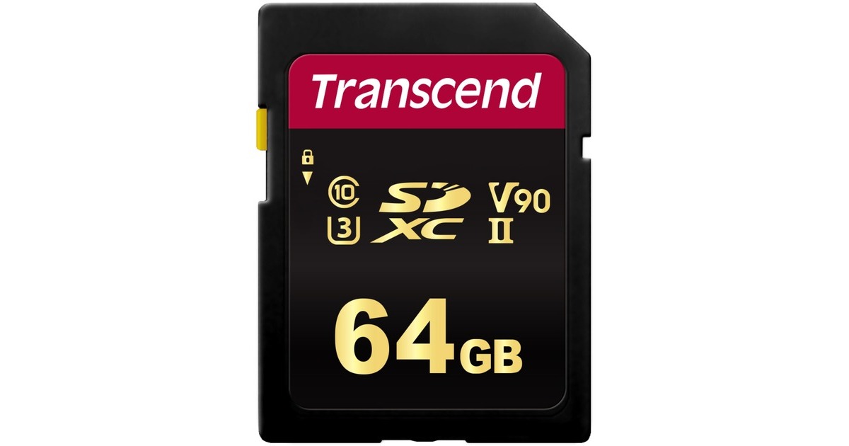 Transcend 700S 64 GB, Speicherkarte(UHS-II U3, Class 10, V90)