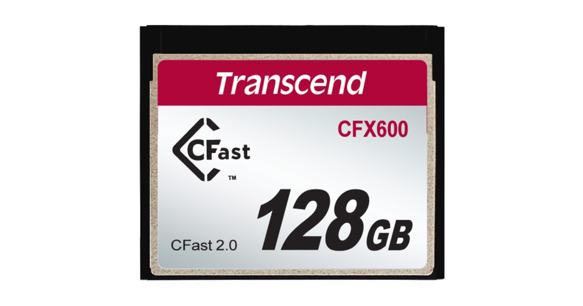 Transcend CFast 2.0 CFX600 128 GB, Speicherkarte